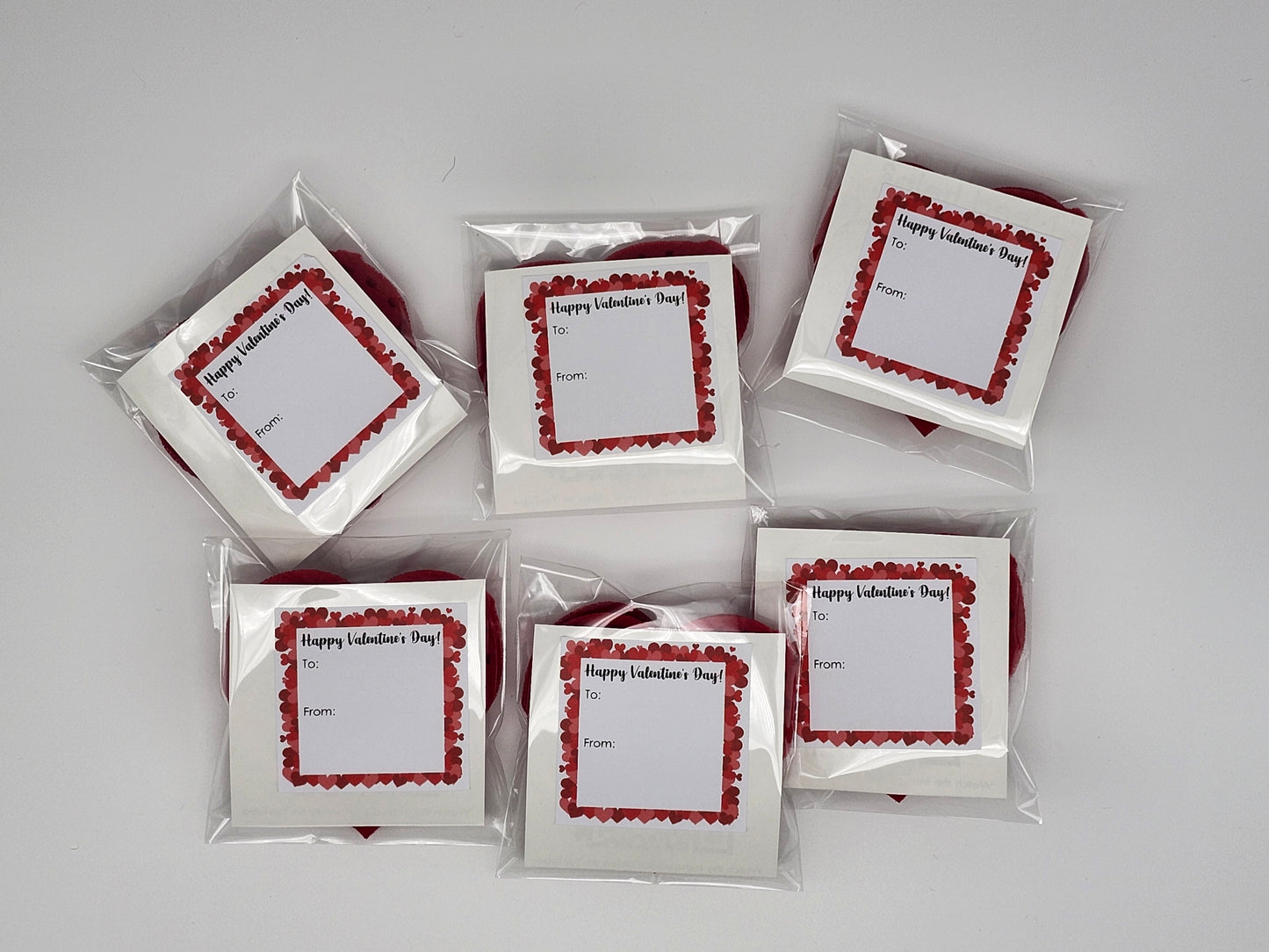 Classroom Valentine's Keychain Sewing Kits