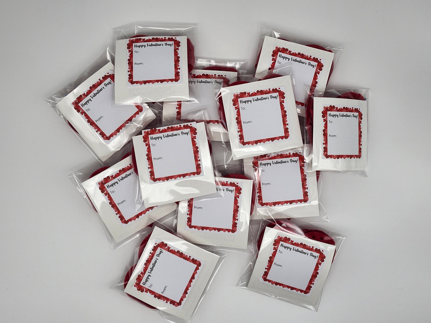 Classroom Valentine's Keychain Sewing Kits